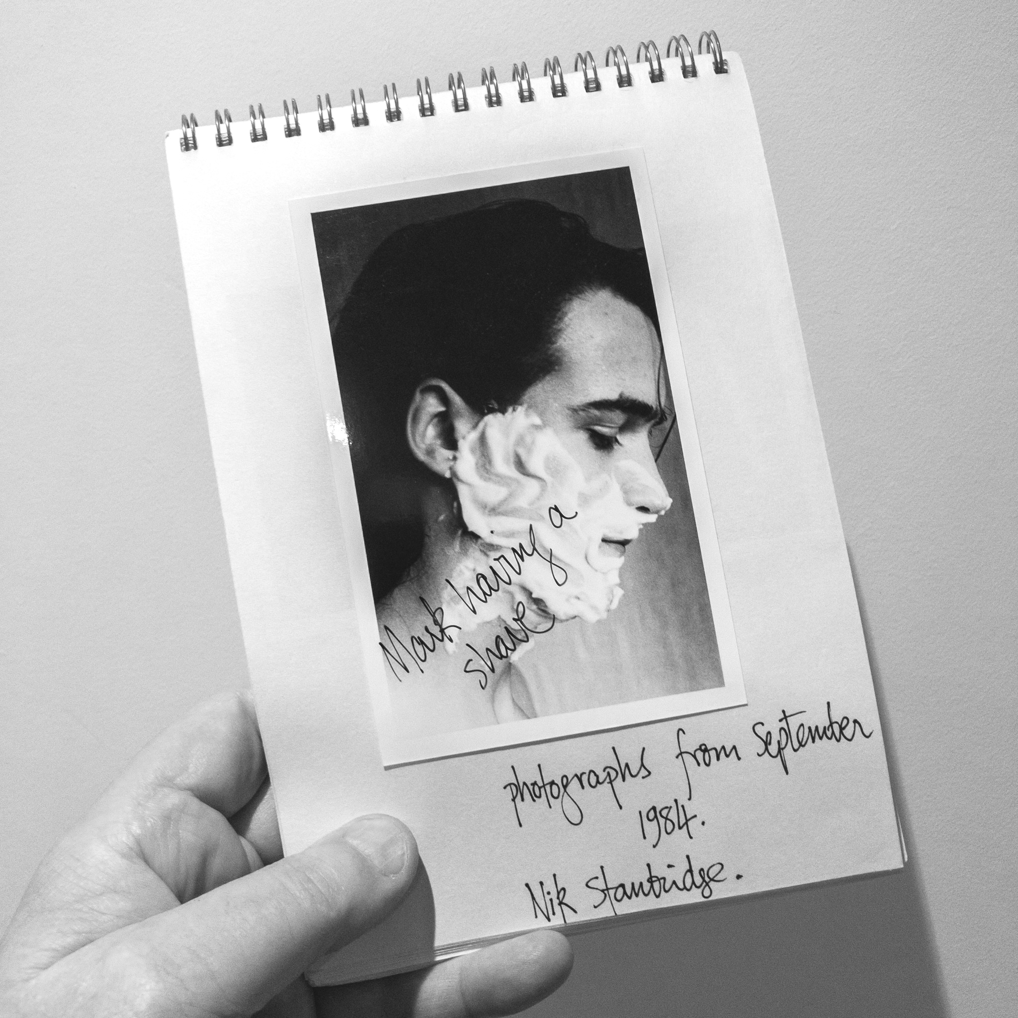 PHOTOBOOK: Mark Having a Shave